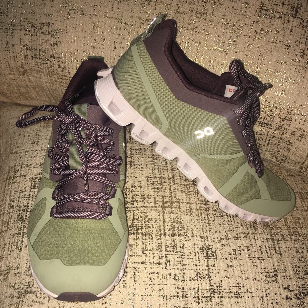 On cloud shoes